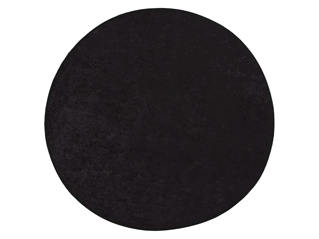 Tapis lavable anthracite Ø 200 cm antidérapant QBH15323