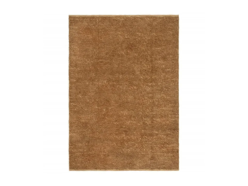 Tapis à poils bouclés fait à la main 120x180 cm Jute et coton QBH49533
