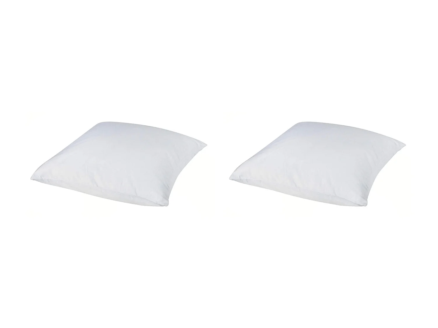 Lot de 2 protège oreillers molleton 100% coton 65x65
