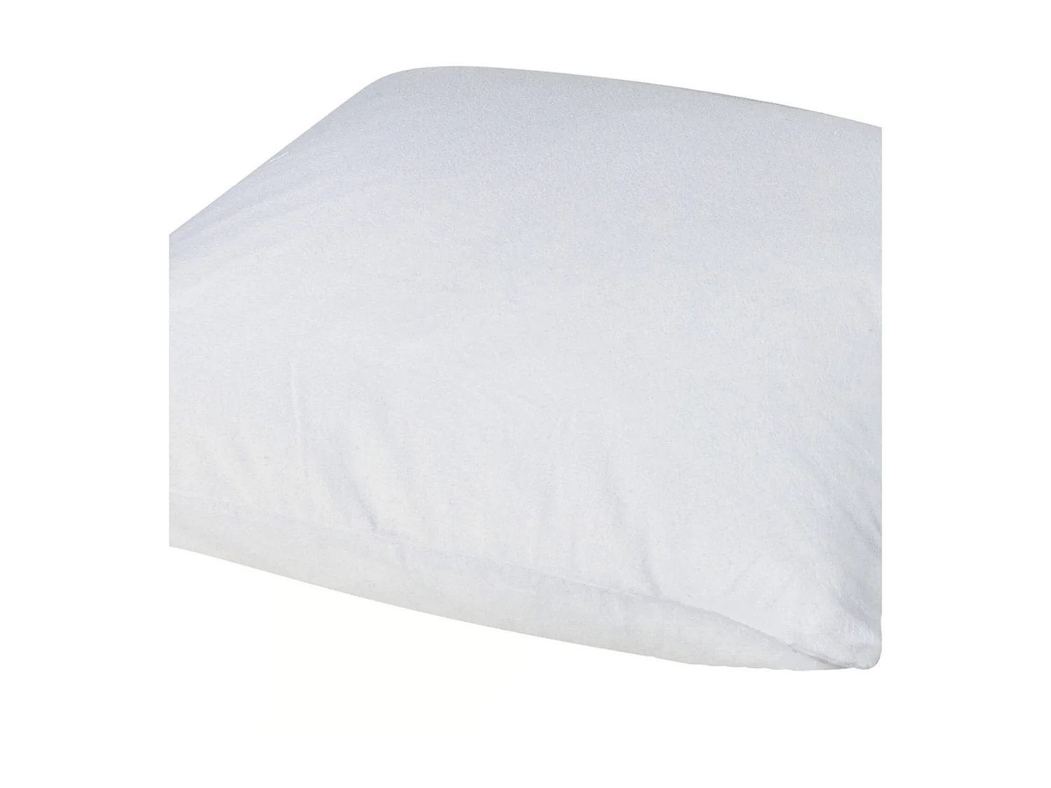 Lot de 2 protège oreillers molleton 100% coton 65x65