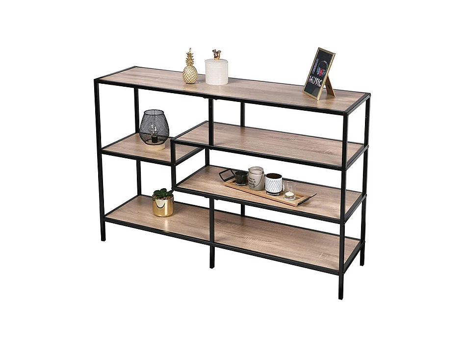 Bibliothèque 5 étagères 76 cm Colorado