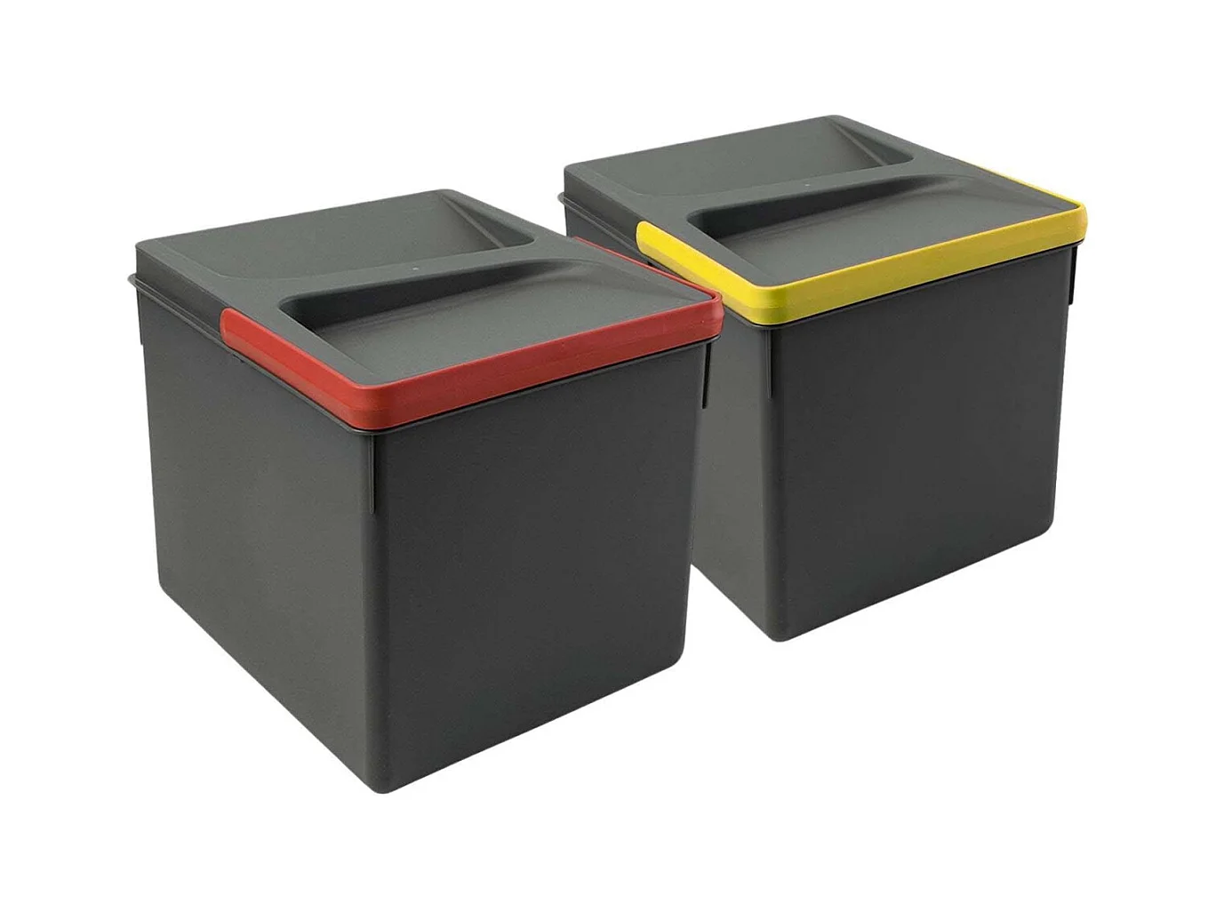 Bacs de tri pour tiroir de cuisine Recycle 2 bacs de 12 litres