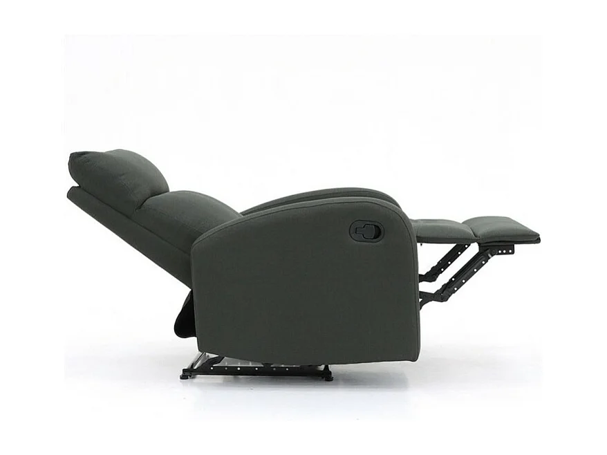 Fauteuil relax ERA relevable manuellement matière PU couleur gris, un fauteuil d'exception