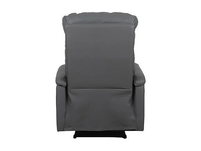Fauteuil relaxation relevable manuellement BERLIN coloris gris