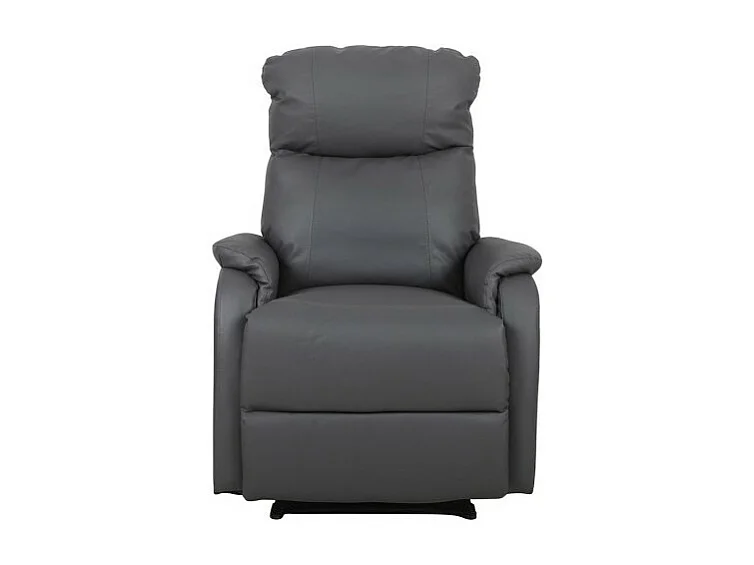 Fauteuil relaxation relevable manuellement BERLIN coloris gris