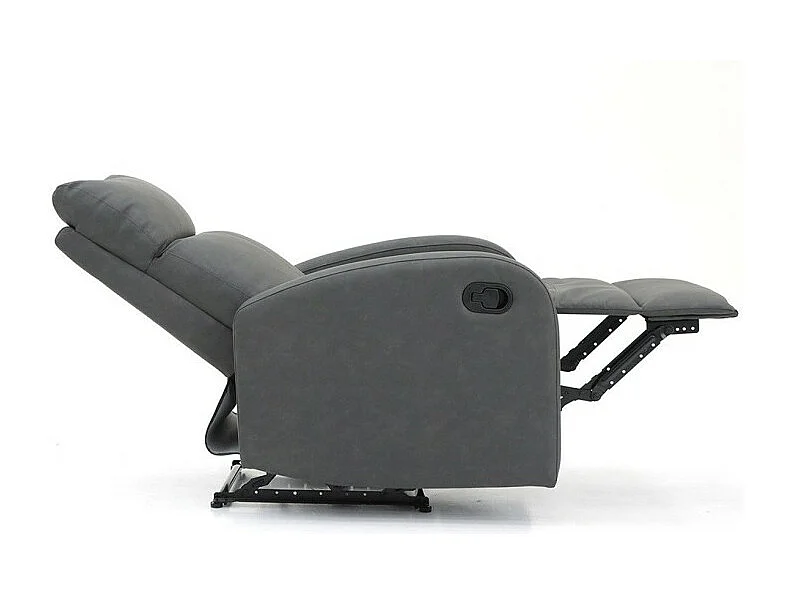 Fauteuil relax ERA relevable manuellement matière PU couleur noir, un fauteuil d'exception