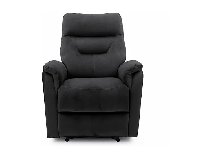 Handmatig verstelbare relaxfauteuil PARIS in de kleur zwart