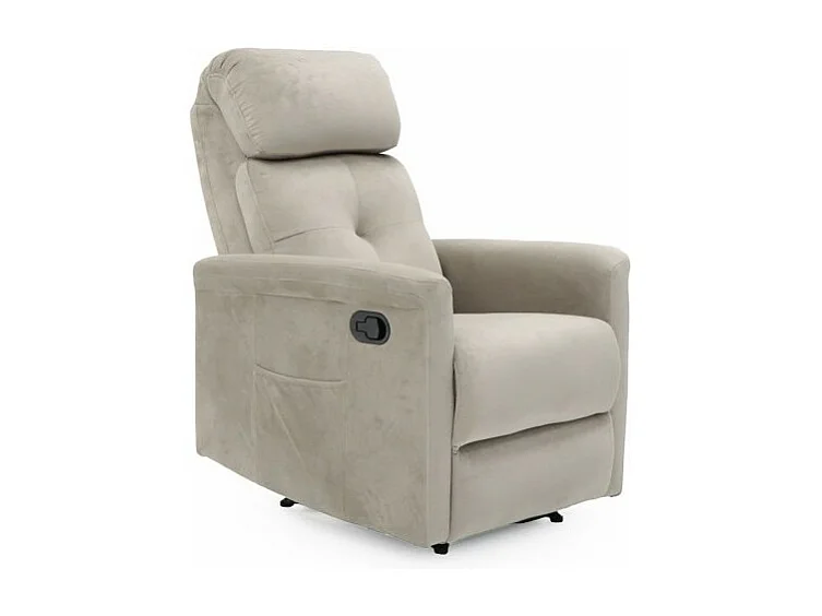 Fauteuil relaxation relevable manuellement VENISE coloris beige