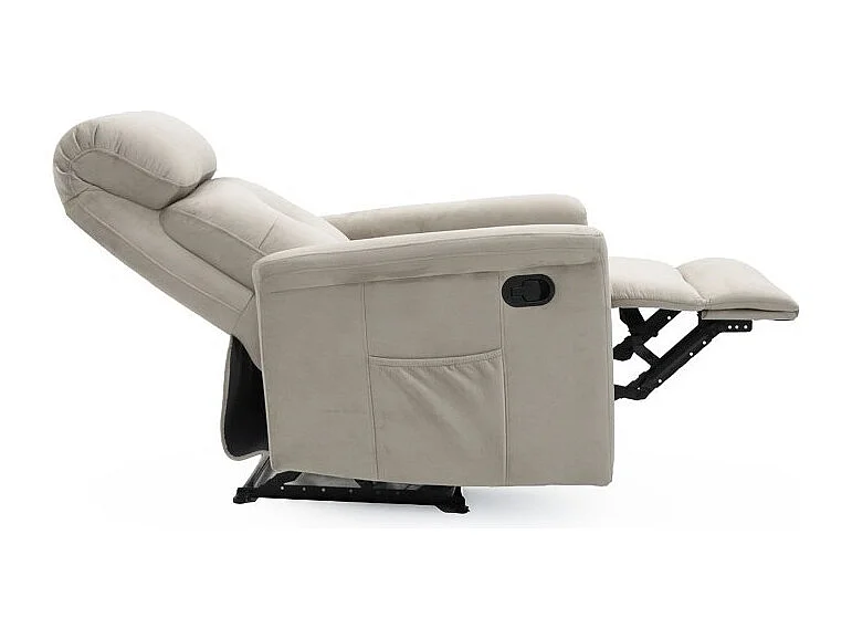 Fauteuil relaxation relevable manuellement VENISE coloris beige