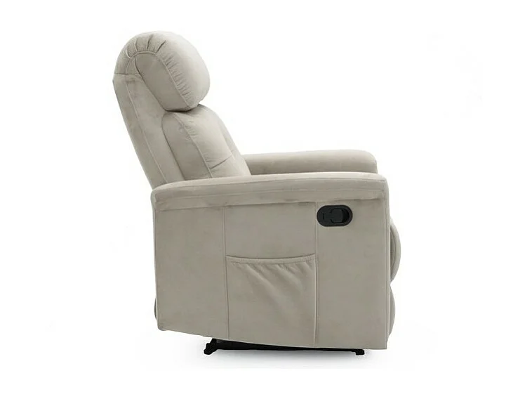 Fauteuil relaxation relevable manuellement VENISE coloris beige