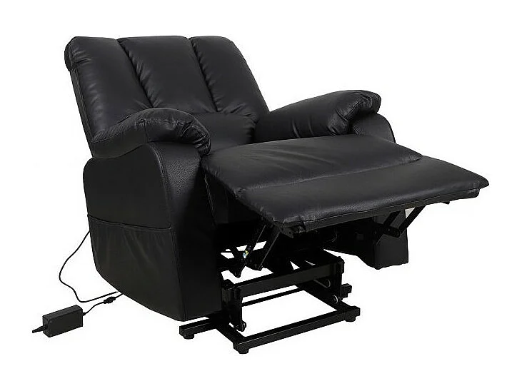 Fauteuil relax electrique TAIWAN simili noir PU