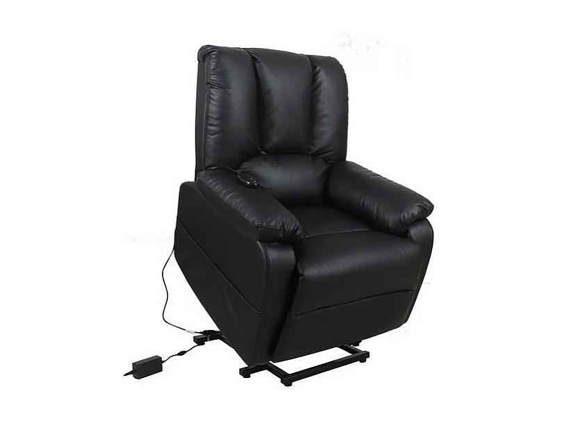 Fauteuil relax electrique TAIWAN simili noir PU