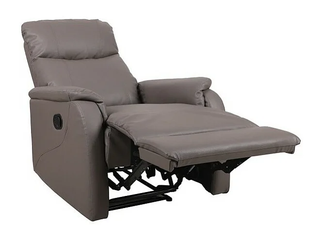 Sillón reclinable manual TOKIO color taupe.