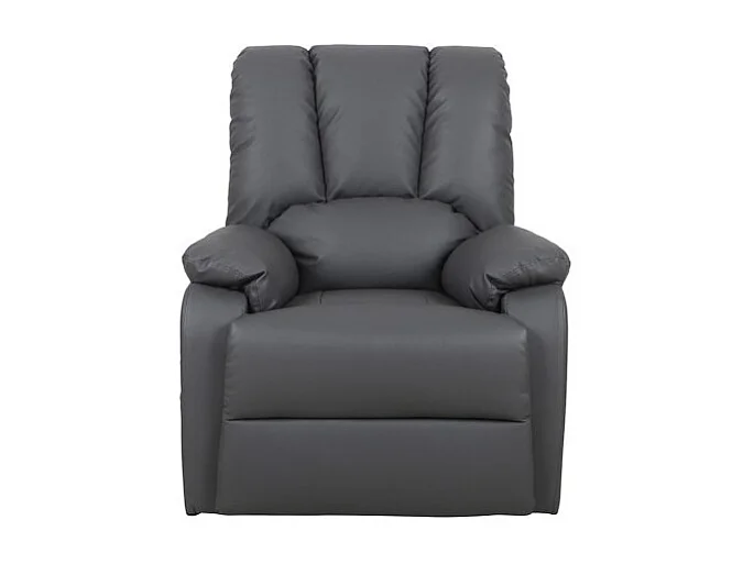 Fauteuil relax électrique TAIWAN simili gris PU