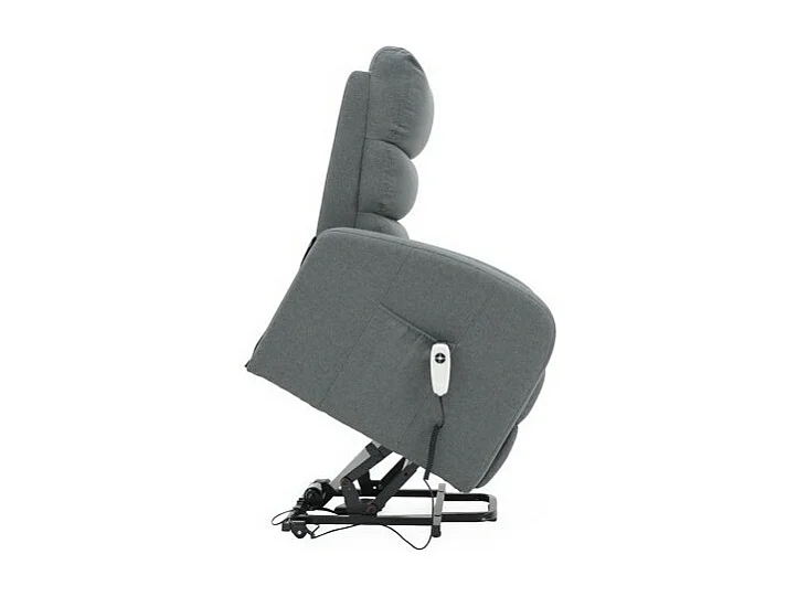 Fauteuil relax electrique SYDNEY Tissu Gris Foncé