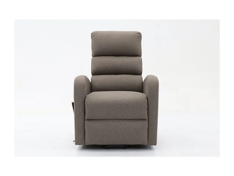 Elektrischer Relaxsessel SYDNEY Stoff Taupe