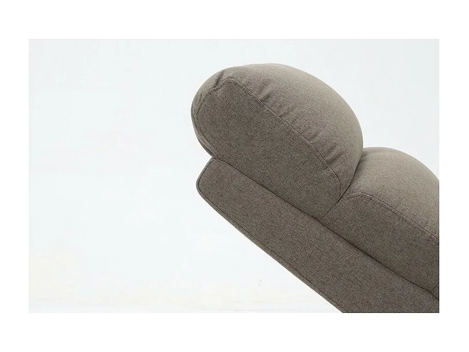 Elektrischer Relaxsessel SYDNEY Stoff Taupe