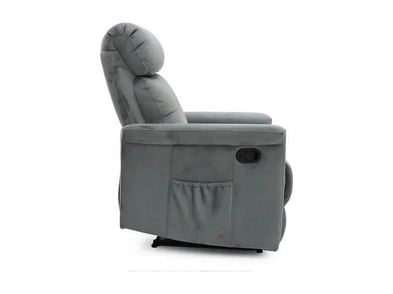 Fauteuil relaxation relevable manuellement VENISE coloris gris