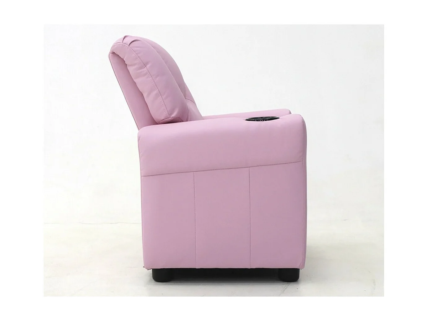 Mini relaxfauteuil ITCHI handmatig verstelbaar, materiaal PU, kleur roze.