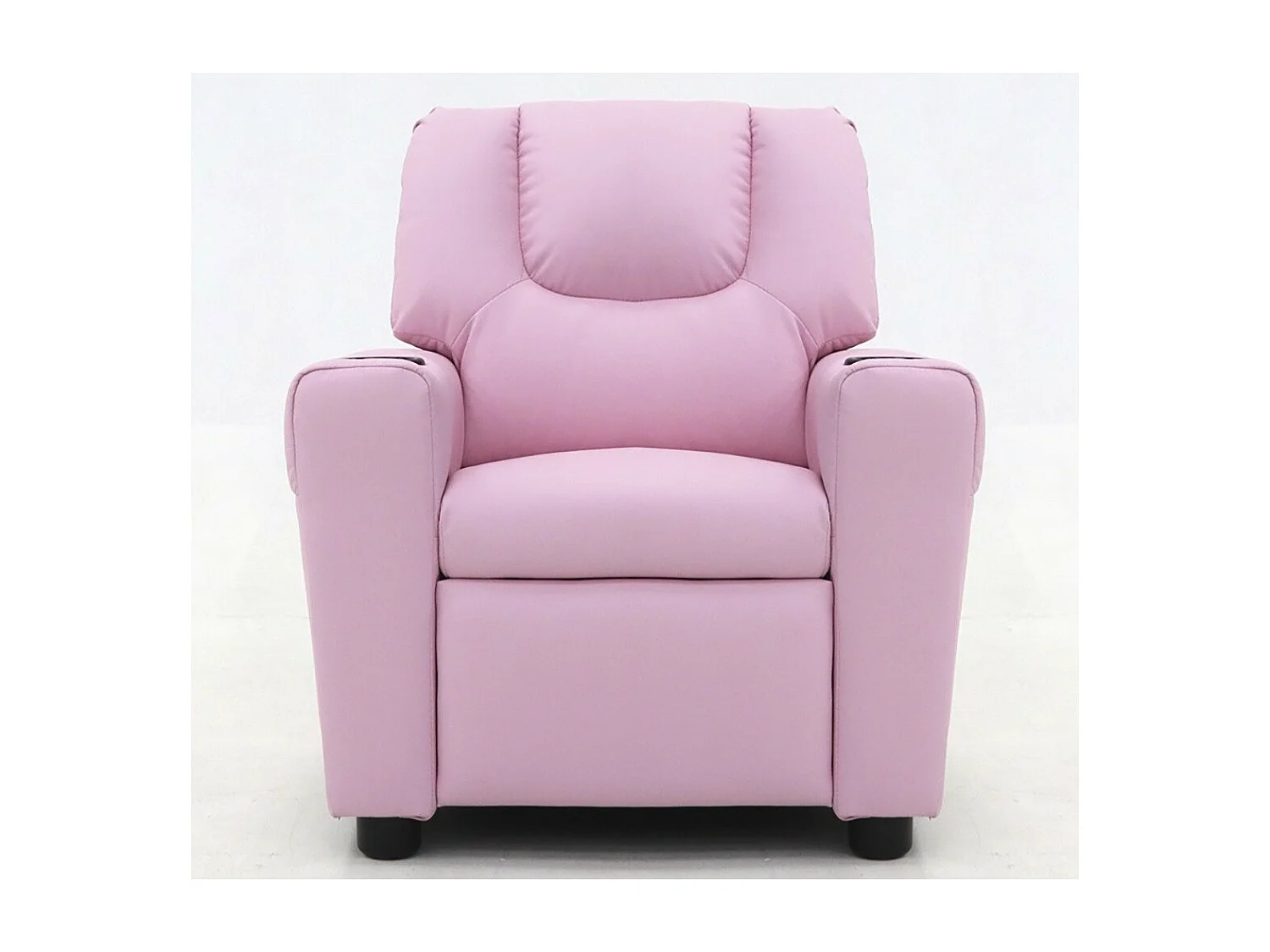 Mini relaxfauteuil ITCHI handmatig verstelbaar, materiaal PU, kleur roze.