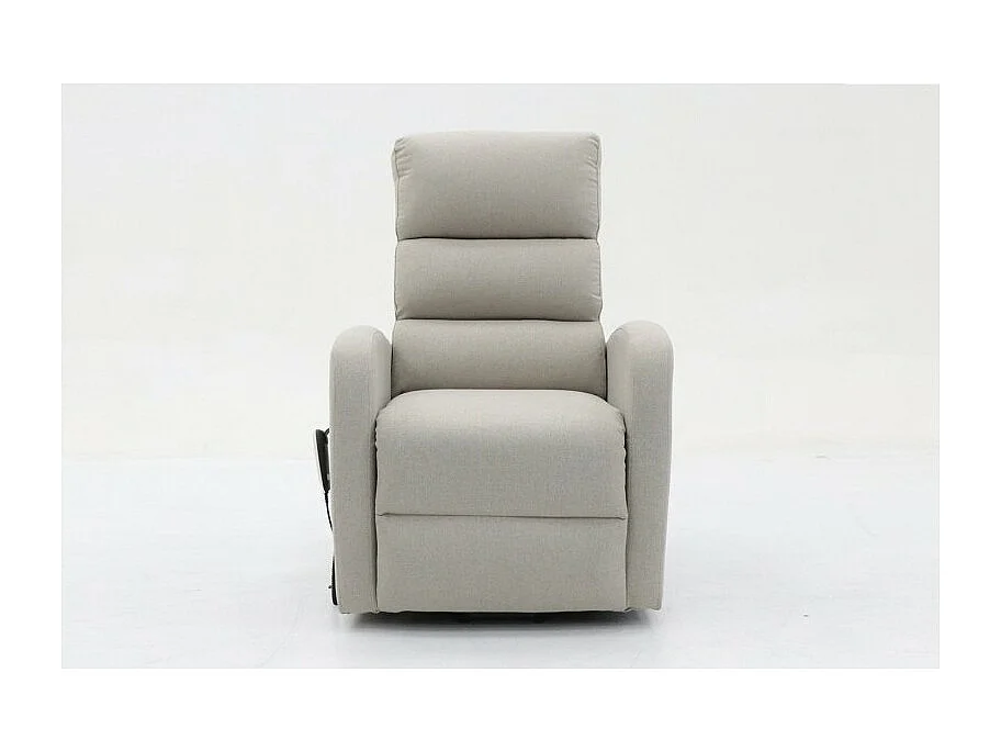Fauteuil relaxation releveur electrique SYDNEY Tissu Gris clair