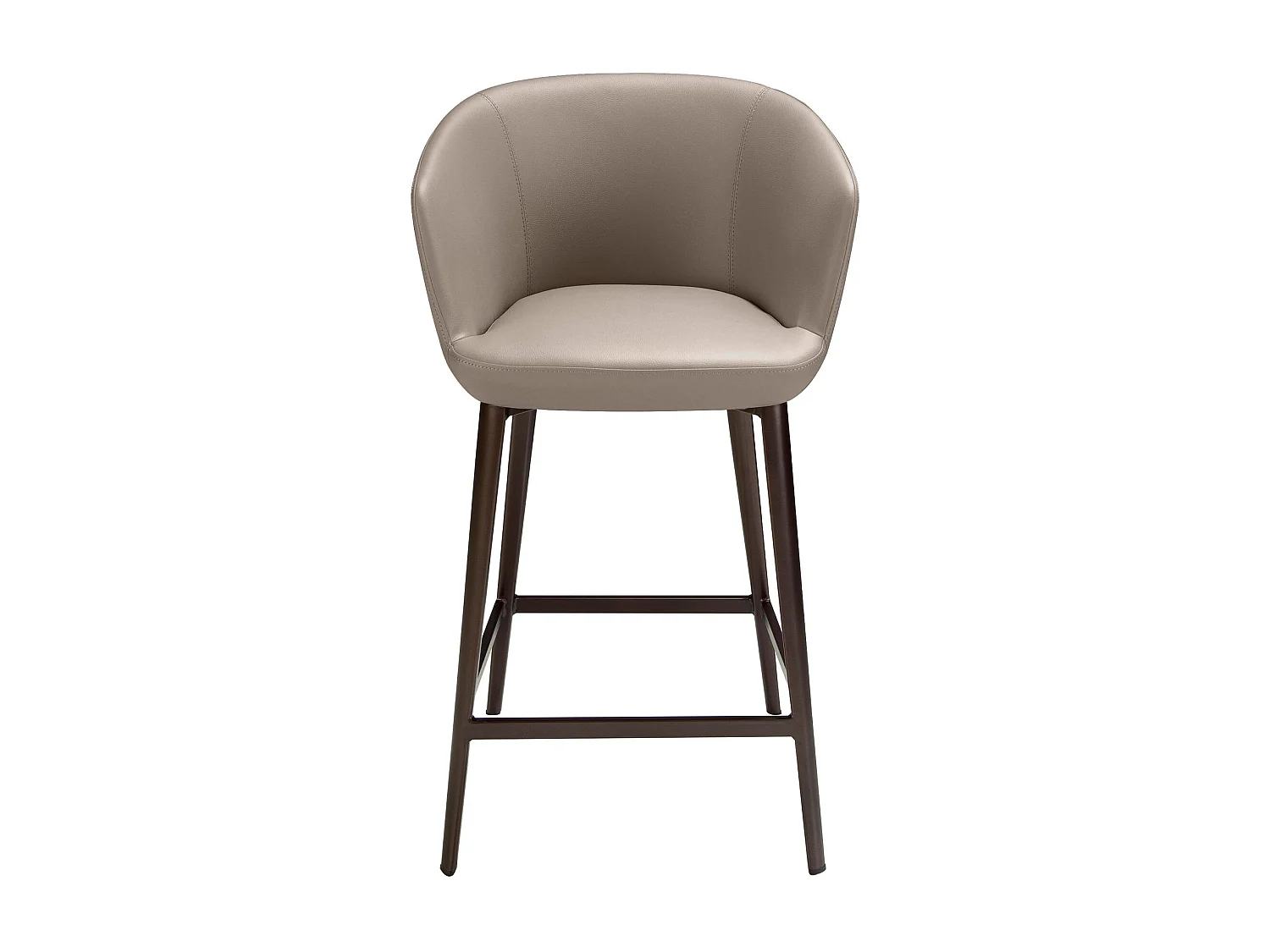 Tabouret en similicuir gris 4134 ANGEL CERDA