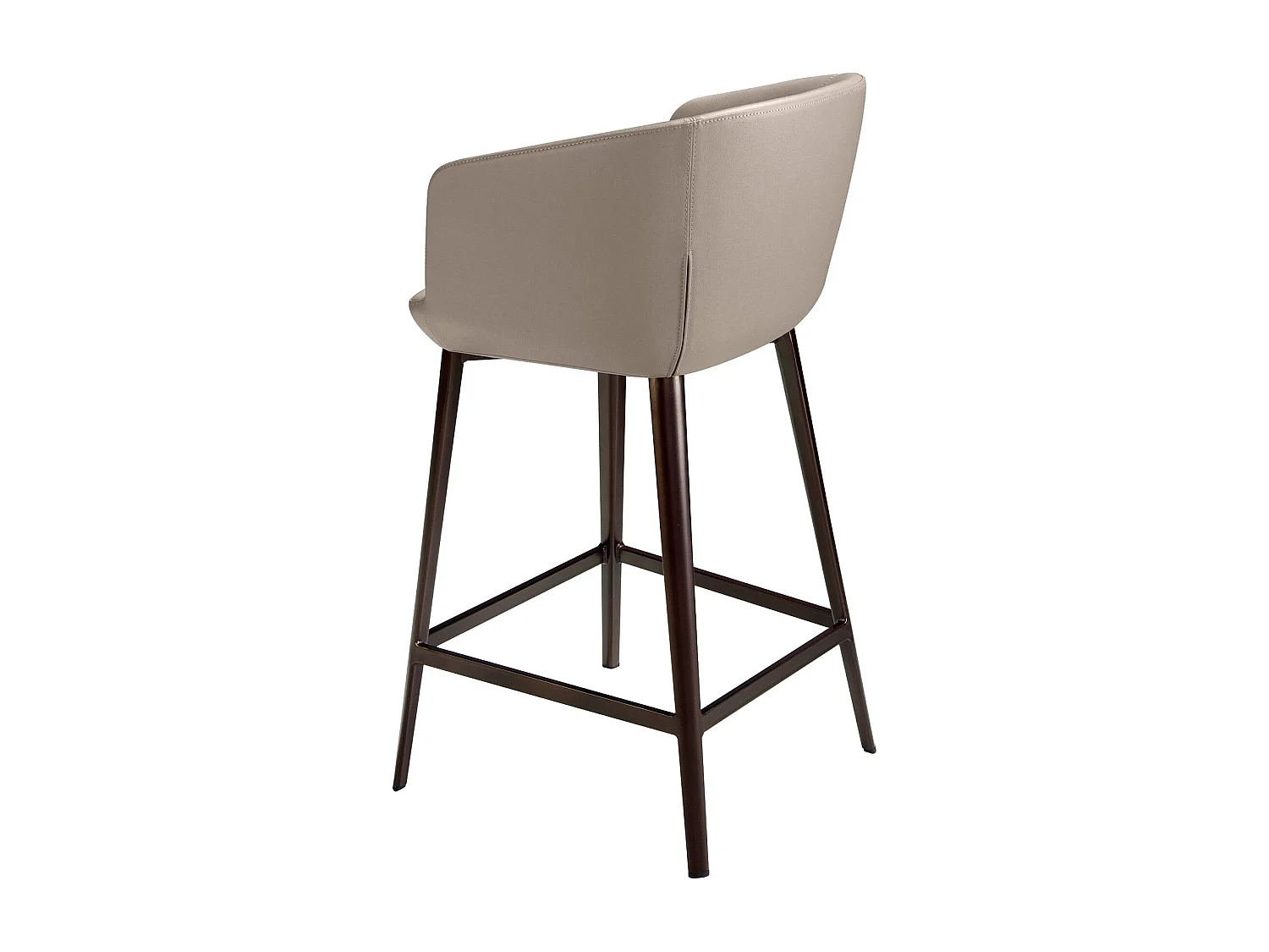 Tabouret en similicuir gris 4134 ANGEL CERDA