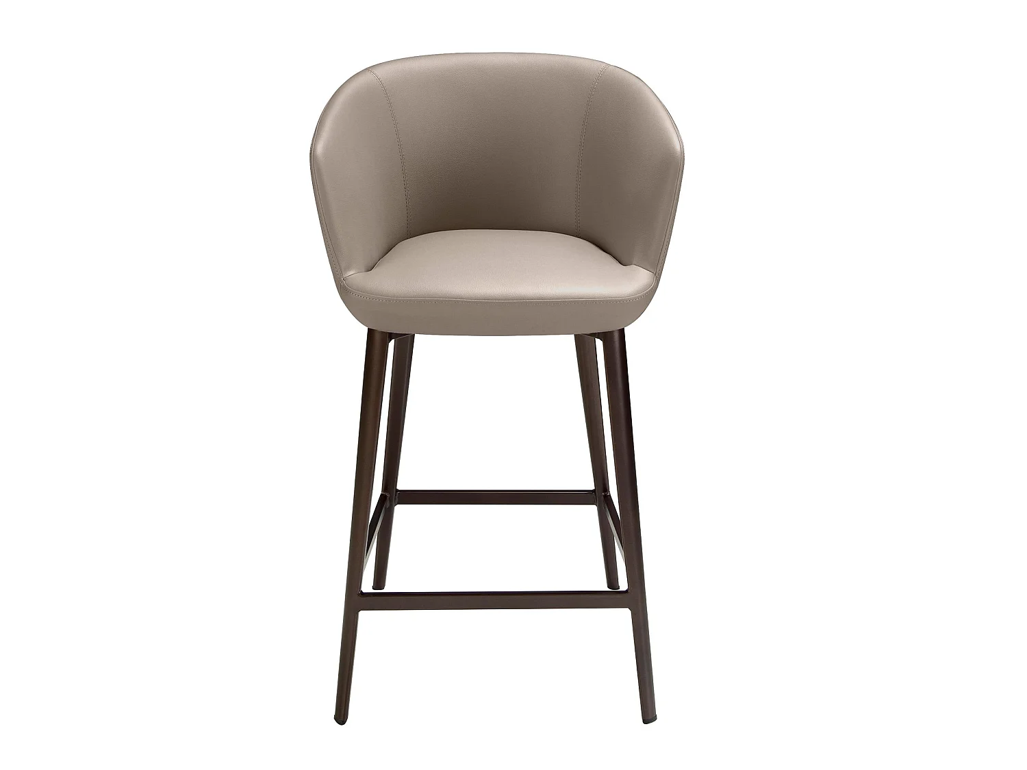 Tabouret en similicuir gris 4134 ANGEL CERDA