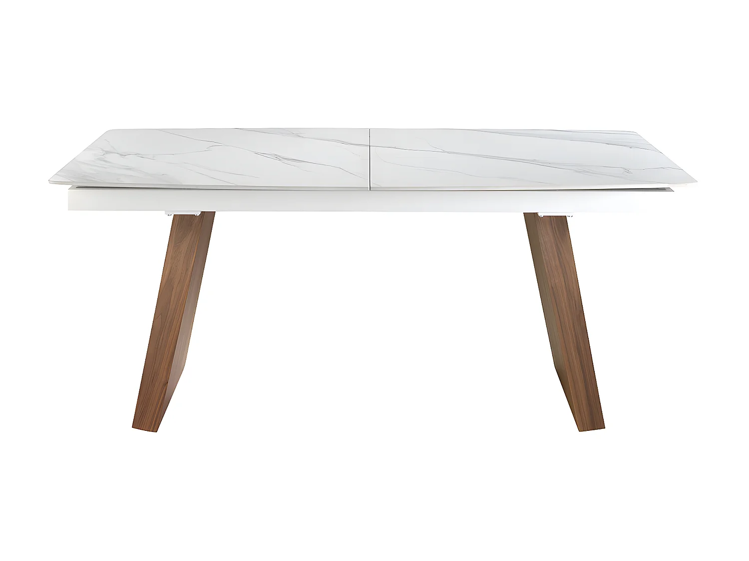 Table à manger à rallonge baril ovale marbre porcelaine 1134 ANGEL CERDA