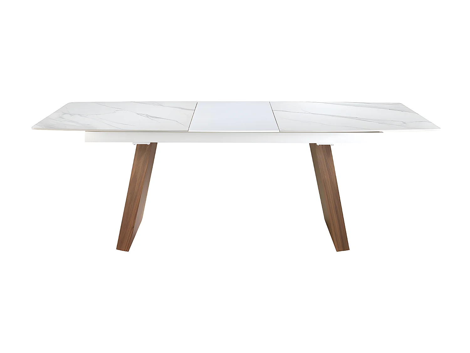 Table à manger à rallonge baril ovale marbre porcelaine 1134 ANGEL CERDA