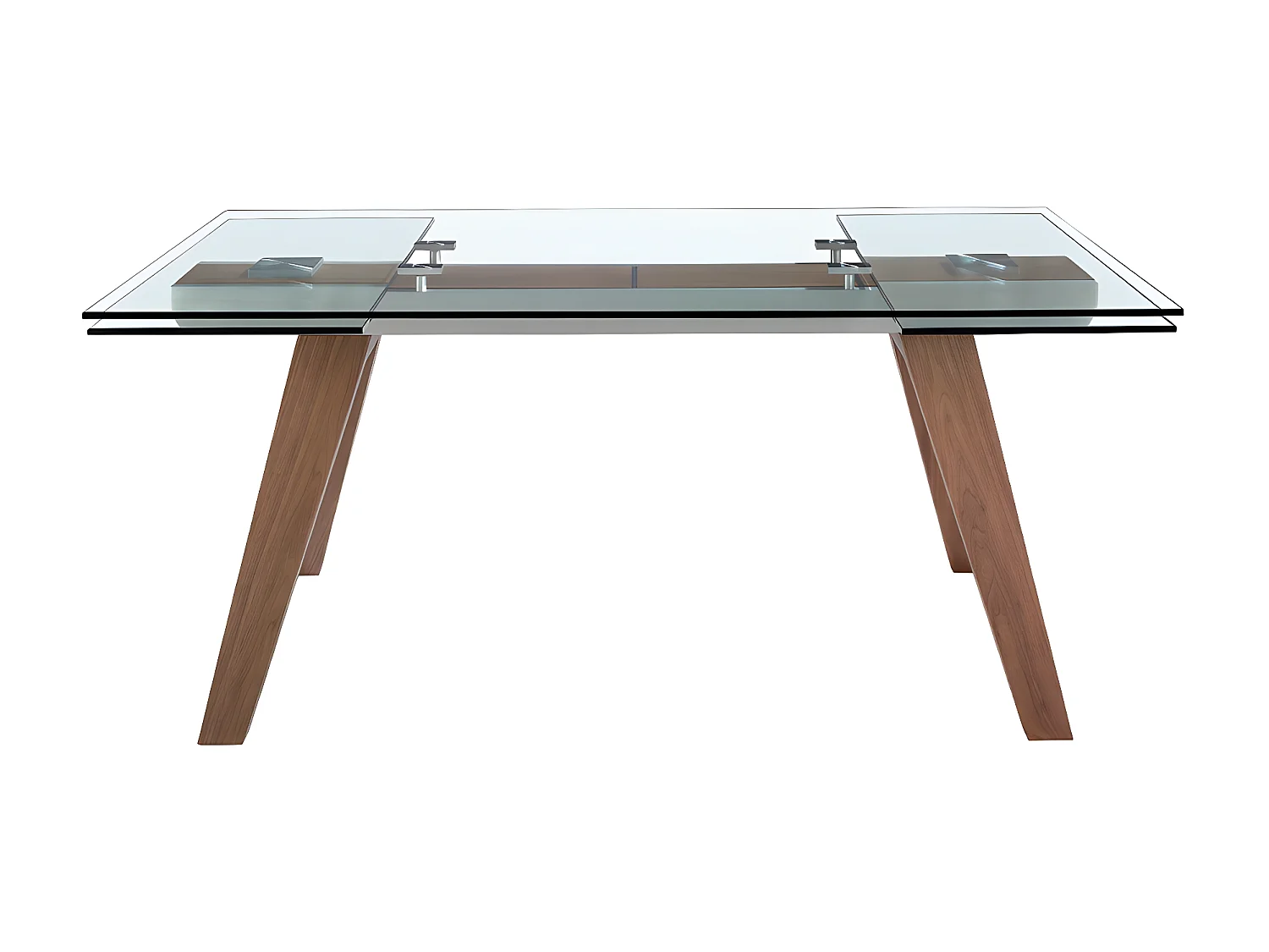 Tavolo da pranzo allungabile rettangolare vetro temperato   1131 ANGEL CERDA