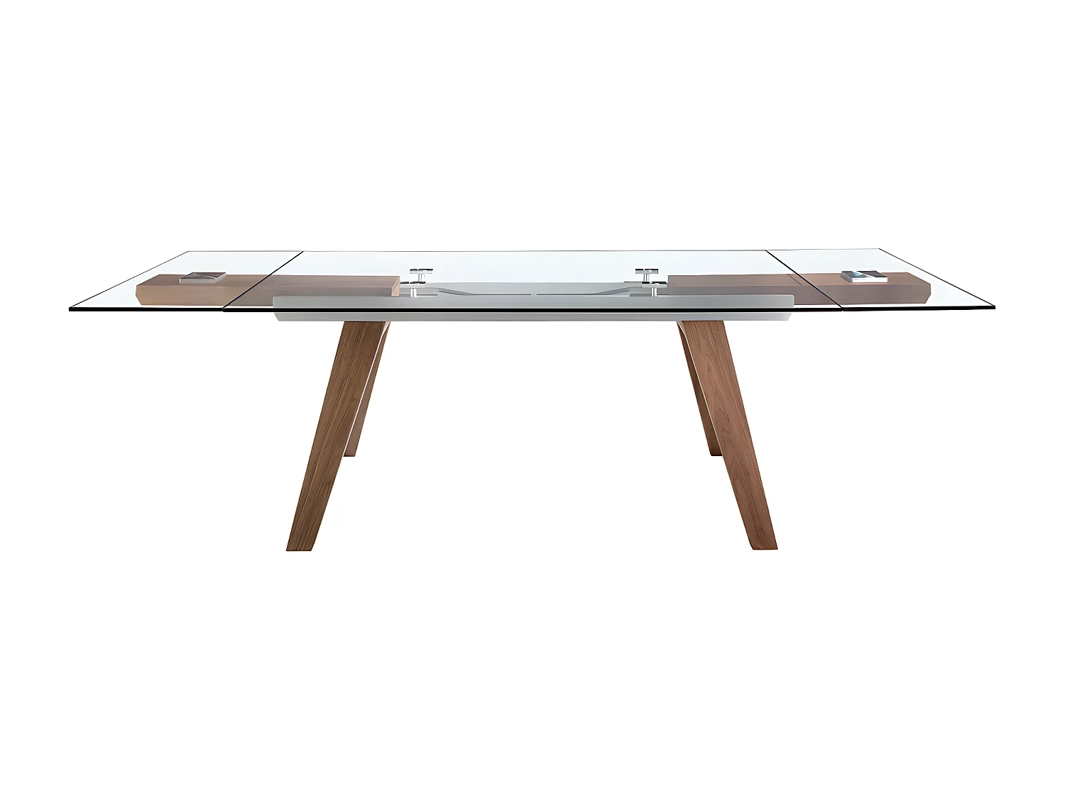 Tavolo da pranzo allungabile rettangolare vetro temperato   1131 ANGEL CERDA