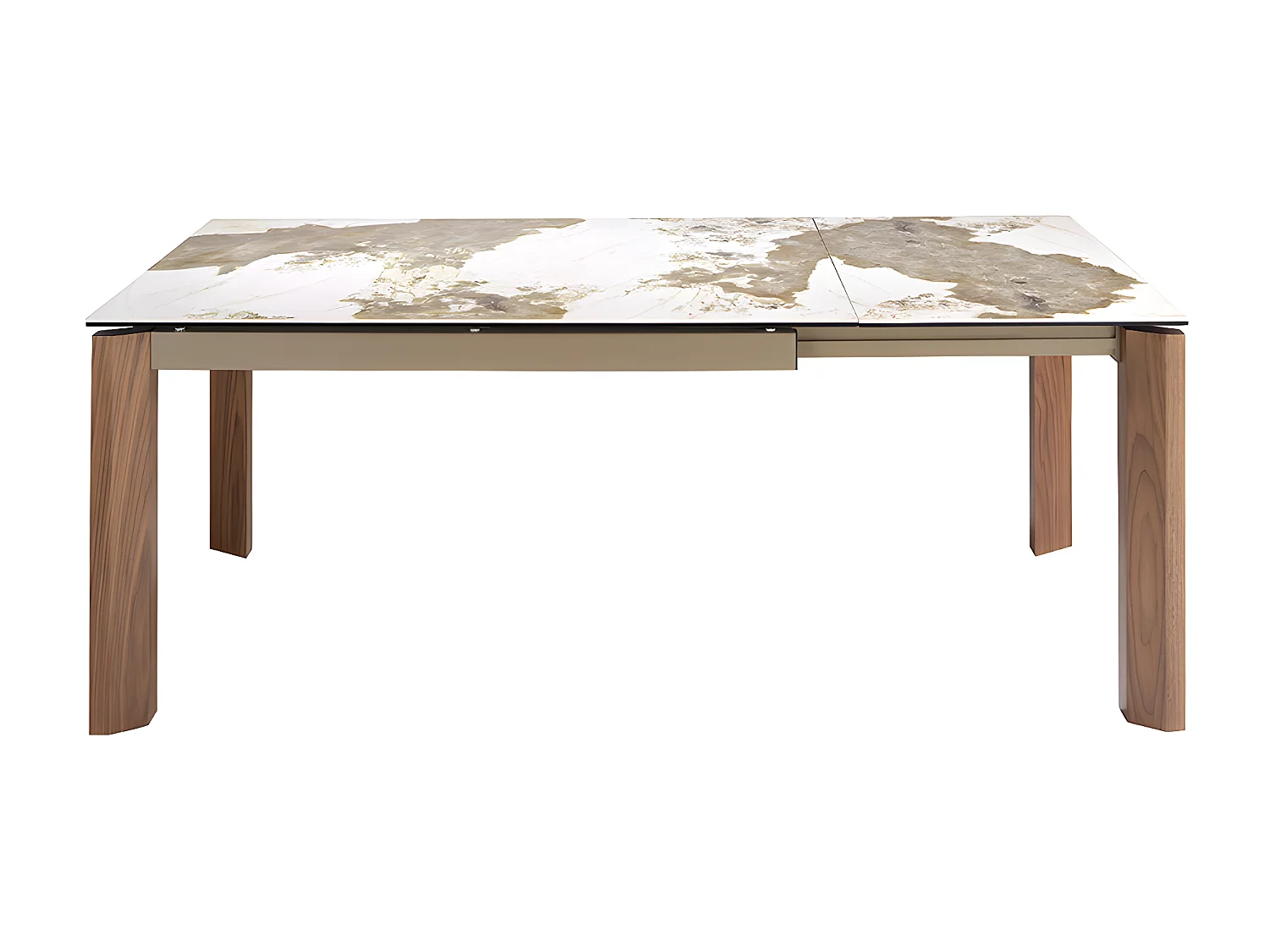 Table à manger à rallonge rectangulaire marbre porcelaine 1118 ANGEL CERDA