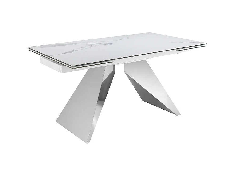 Mesa comedor extensible rectangular mármol porcelánico 1116 ANGEL CERDA