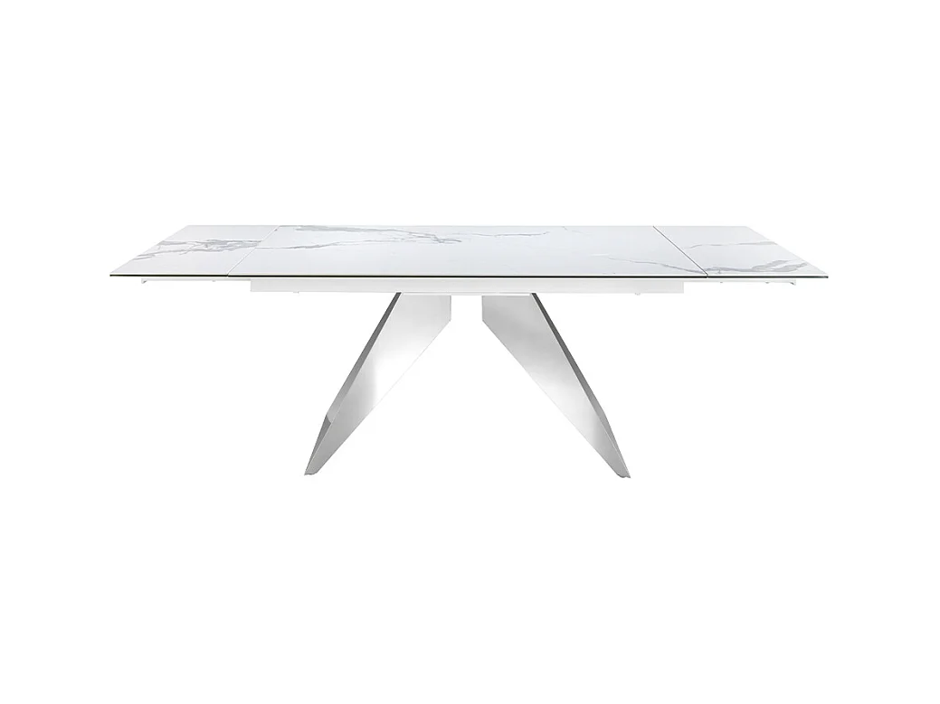 Mesa comedor extensible rectangular mármol porcelánico 1116 ANGEL CERDA
