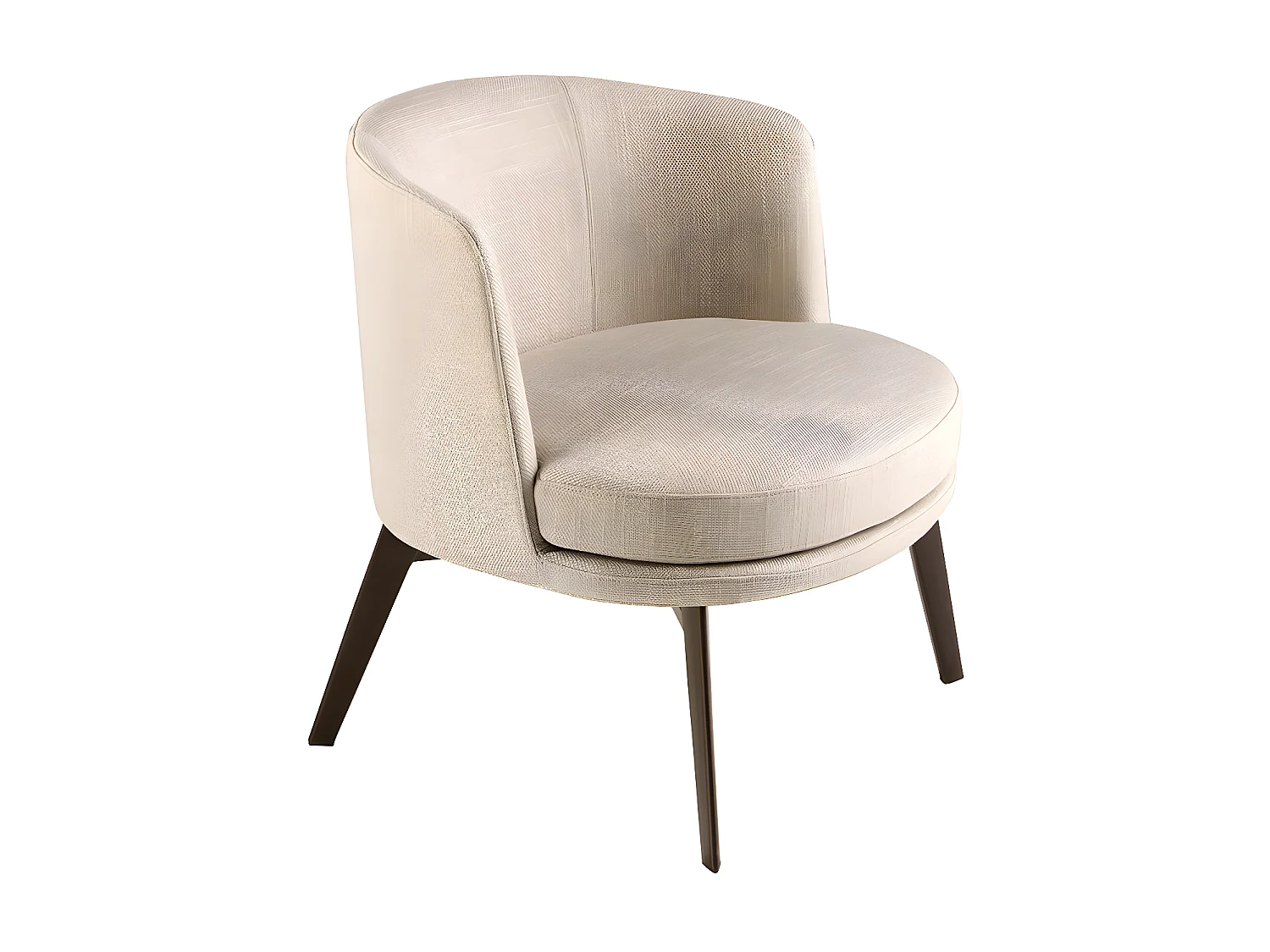 Sessel aus cremefarbenem Stoff  5108 ANGEL CERDA