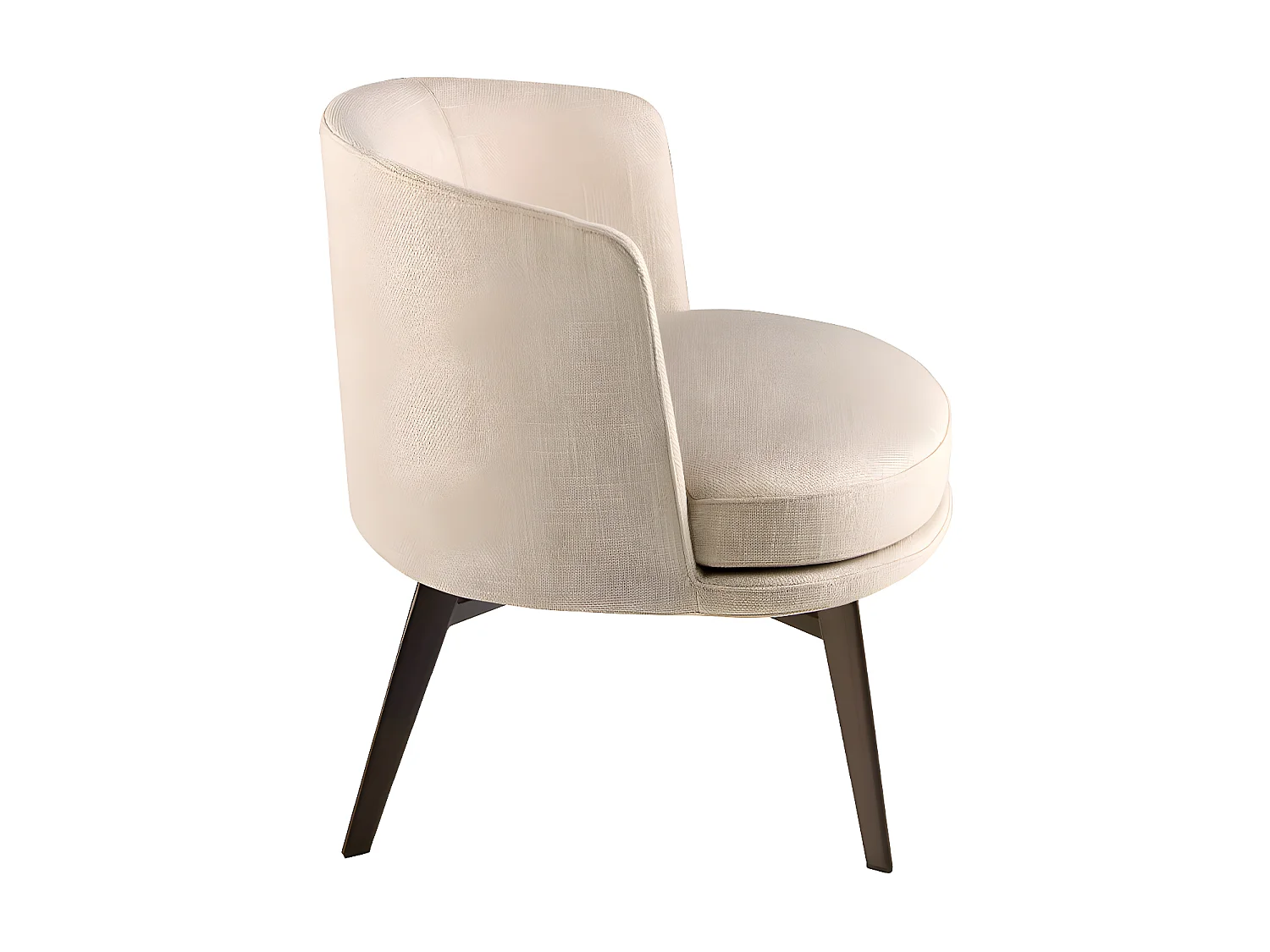 Sessel aus cremefarbenem Stoff  5108 ANGEL CERDA