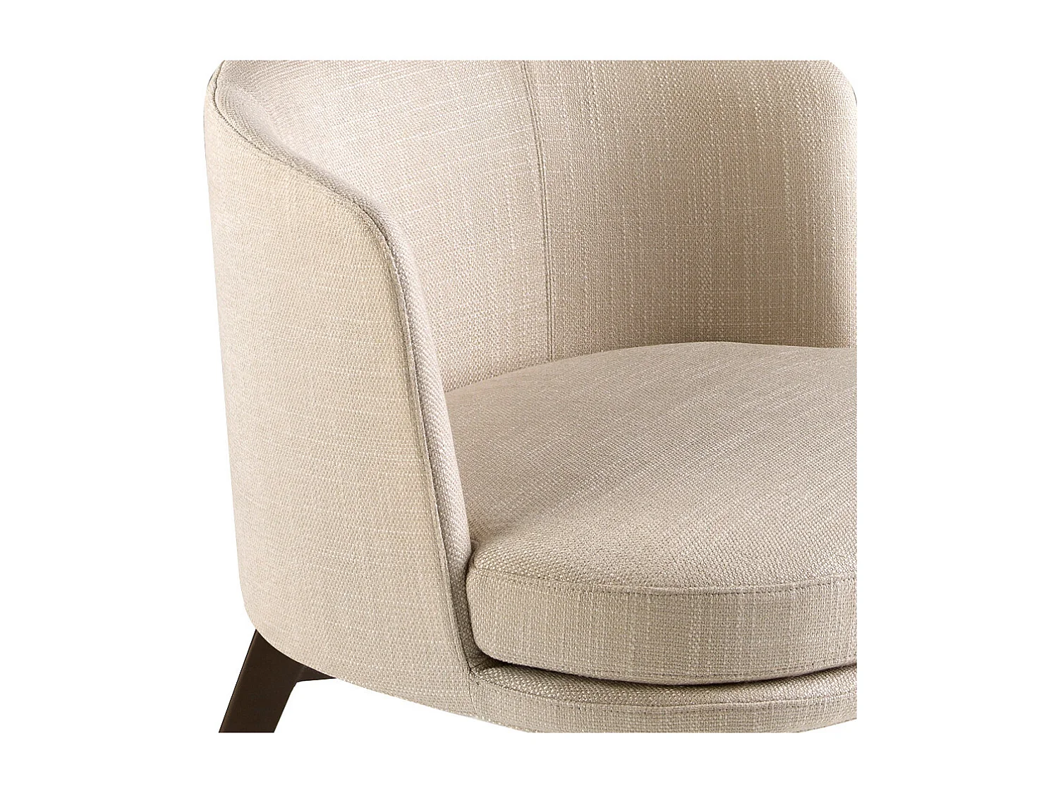 Sessel aus cremefarbenem Stoff  5108 ANGEL CERDA