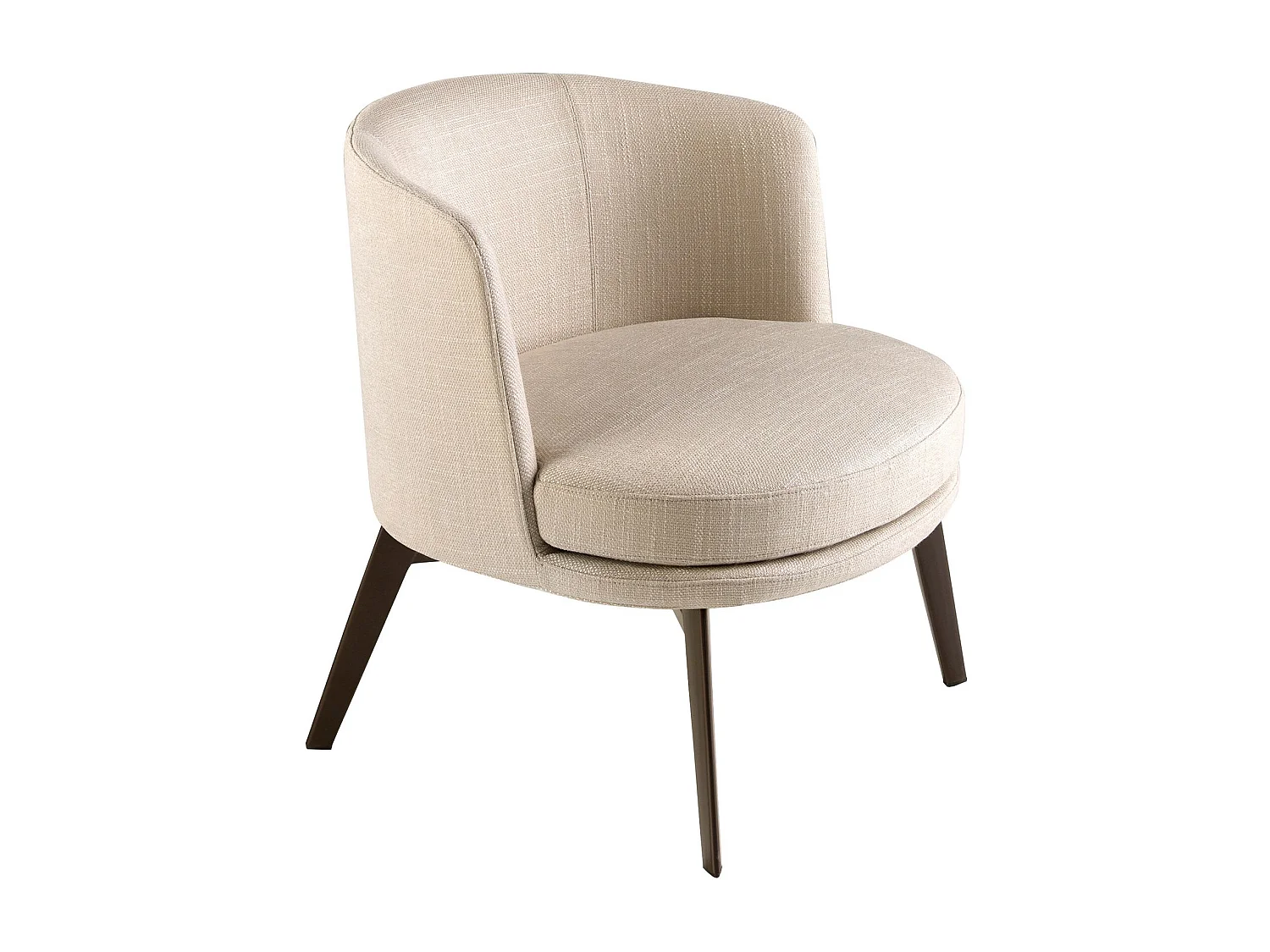 Fauteuil en tissu crème 5108 ANGEL CERDA