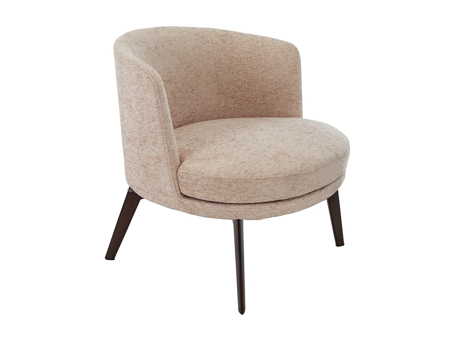 Fauteuil en tissu crème 5108 ANGEL CERDA