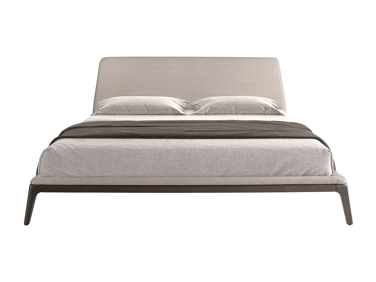 Lit en tissu gris 7155 ANGEL CERDA
