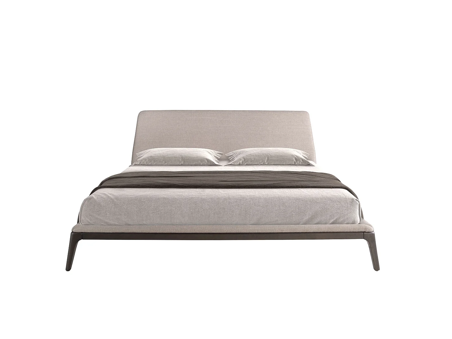 Lit en tissu gris 7155 ANGEL CERDA