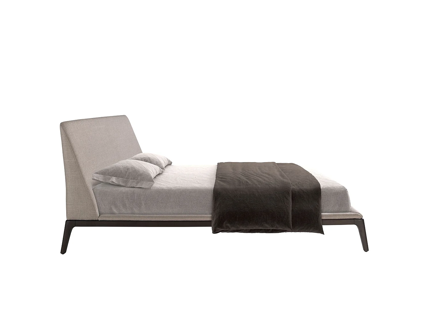 Lit en tissu gris 7155 ANGEL CERDA