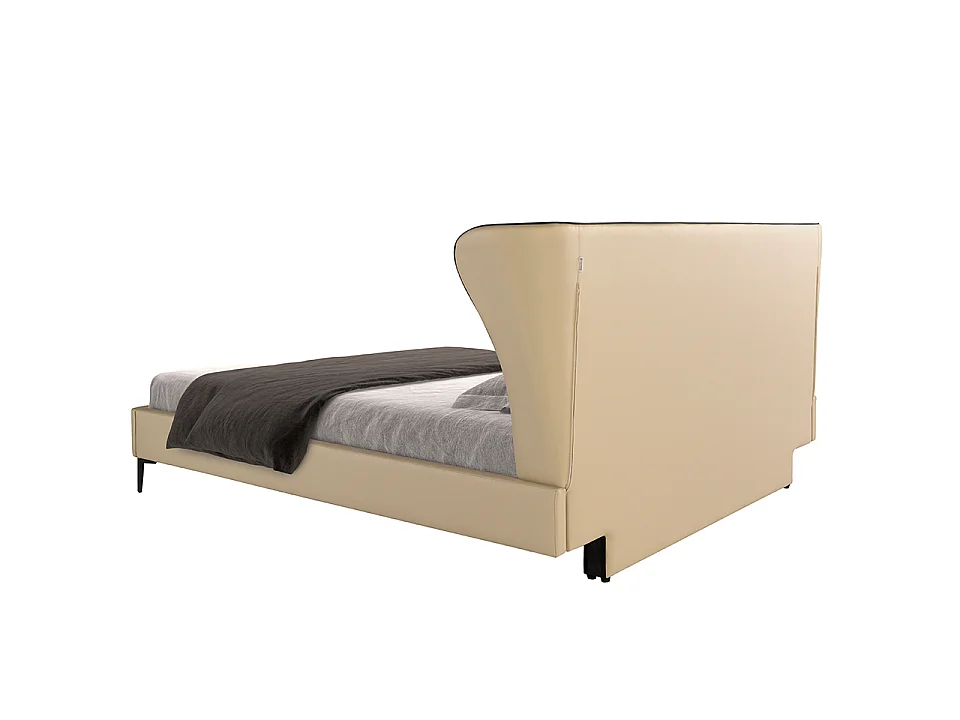 Lit en similicuir crème 7157 ANGEL CERDA
