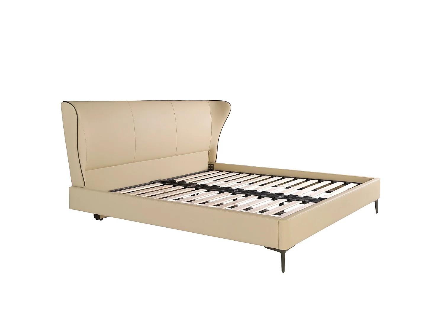 Lit en similicuir crème 7157 ANGEL CERDA