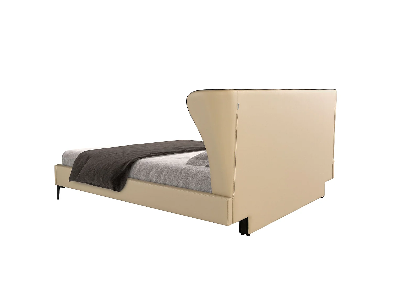 Lit en similicuir crème 7157 ANGEL CERDA