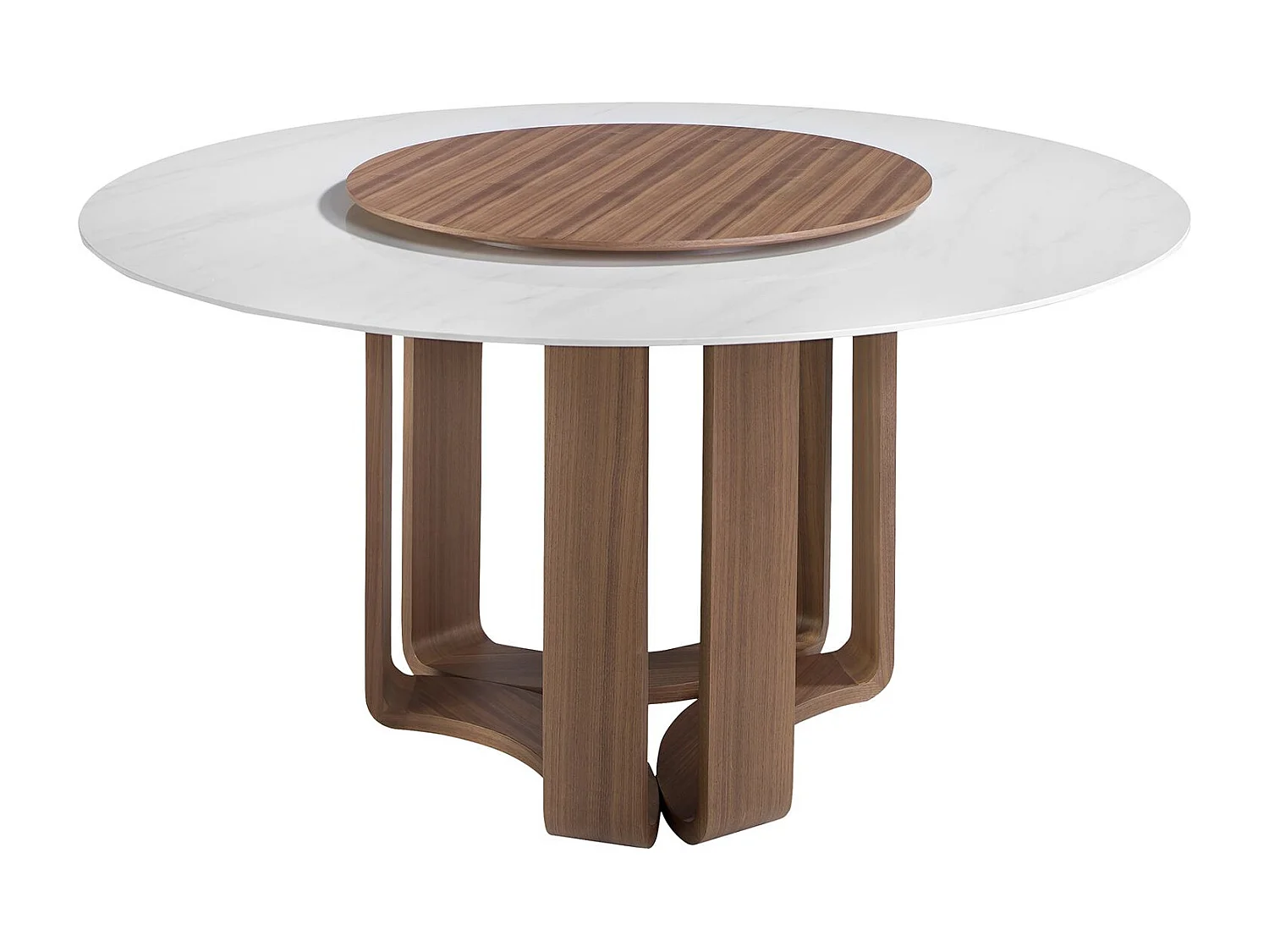 Eettafel rond porselein marmer 1137 ANGEL CERDA