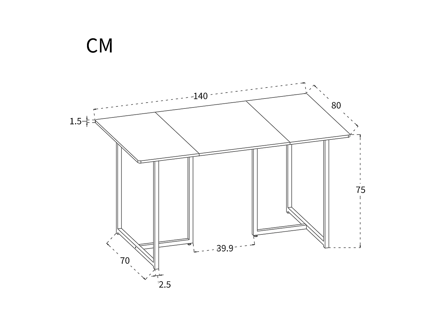 Table à manger 4 à 6 couverts à motif de marbre - Pieds réglables en métal et bois en MDF - Coloris: noir et blanc