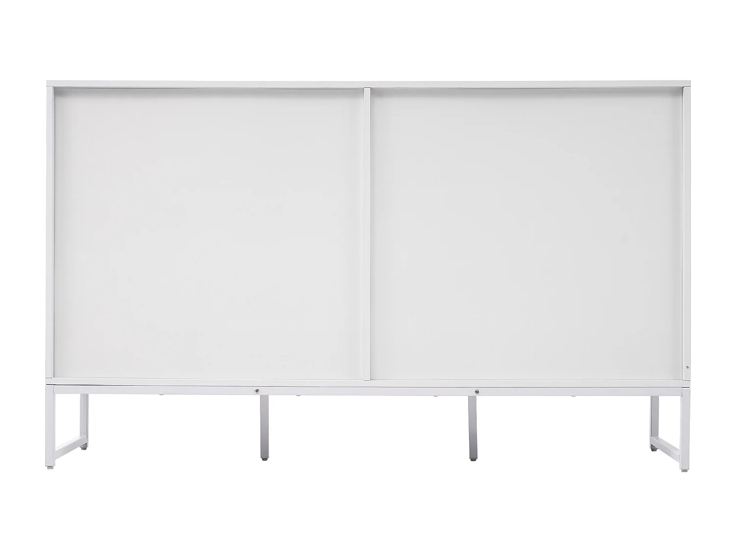Commode 6 tiroirs - Panneaux de particules - pour chambre ou salle de bain - Blanc - 150 L x 40 P x 90 H cm