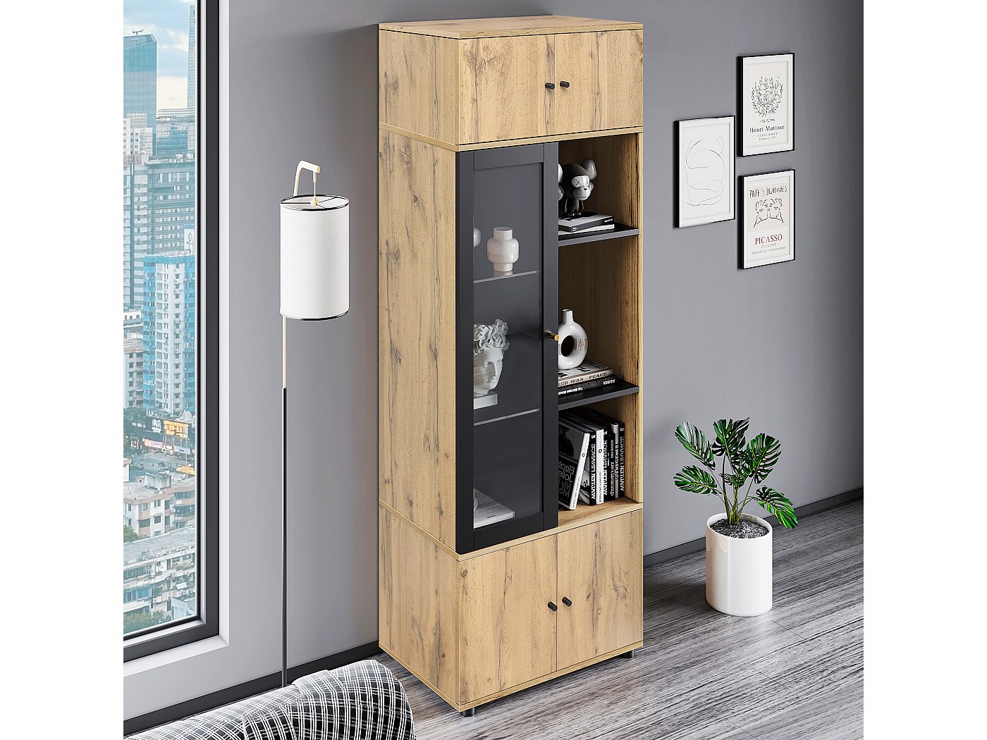 SAFE Vetrina 5881 in Alluinio con 24 Scoparti | 395 x 300 x 65
